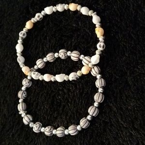 Pair Halloween bracelets